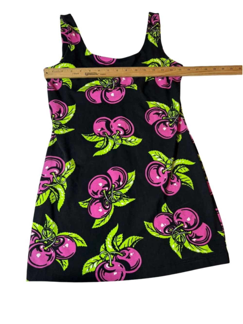 Rare Y2K Betsey Johnson Punk Label Archive Cherry Print Mini Dress - Picture 5 of 9